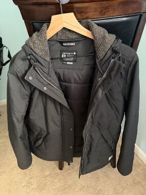 Carhartt Black Insulated Rain Defender Hooded Jacket